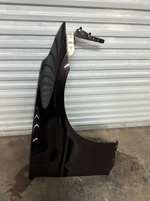 2010 NISSAN 370Z FRONT RIGHT PASSENGER FENDER OEM ~NAG~BLACK CHERRY ~MINOR WEAR~