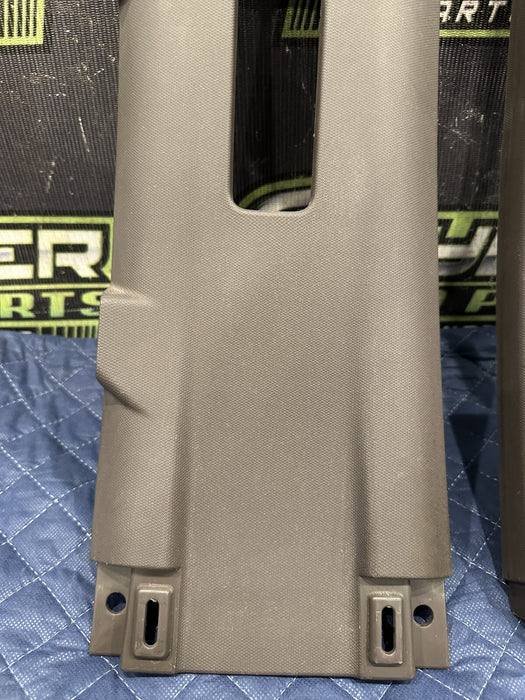 2017-2019 FORD F250 KING RANCH LEFT & RIGHT UPPER B PILLAR TRIM PANEL OEM~SCUFFS