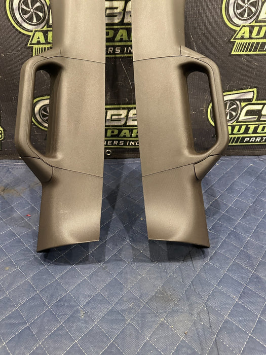 2017-2019 FORD F250 F350 KING RANCH BROWN FRONT LEFT RIGHT A PILLARS OEM