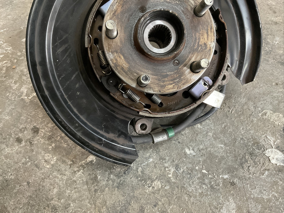 2018 SCION FRS REAR RIGHT KNUCKLE HUB ASSEMBLY E BRAKE LINE OEM