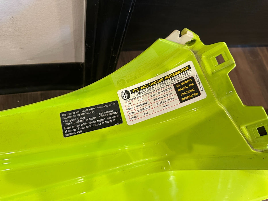 2023 LAMBORGHINI HURACAN TECNICA SIDE SKIRT ROCKER PANEL MOULDING DRIVER OEM