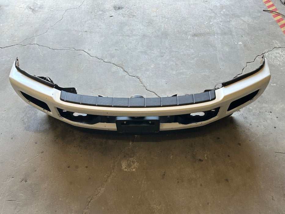 2017-2019 FORD F250 F350 FRONT BUMPER W LED *ORIGINALLY CHROME* OEM (READ DESC)