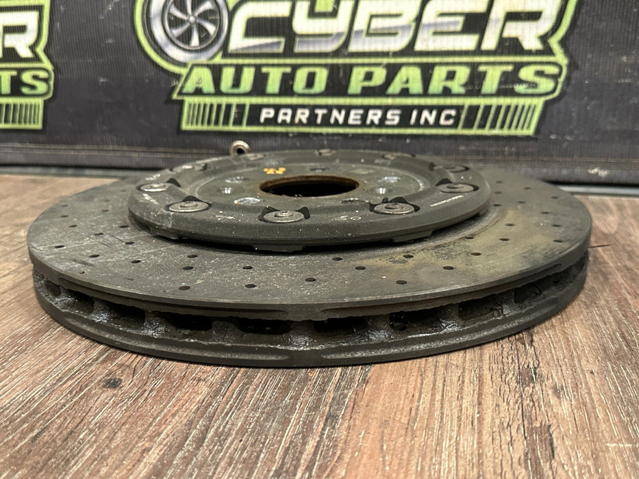 2021 AUDI R8 REAR PASSENGER RIGHT CARBON CERAMIC BRAKE ROTOR OEM 4S0.615.602.A