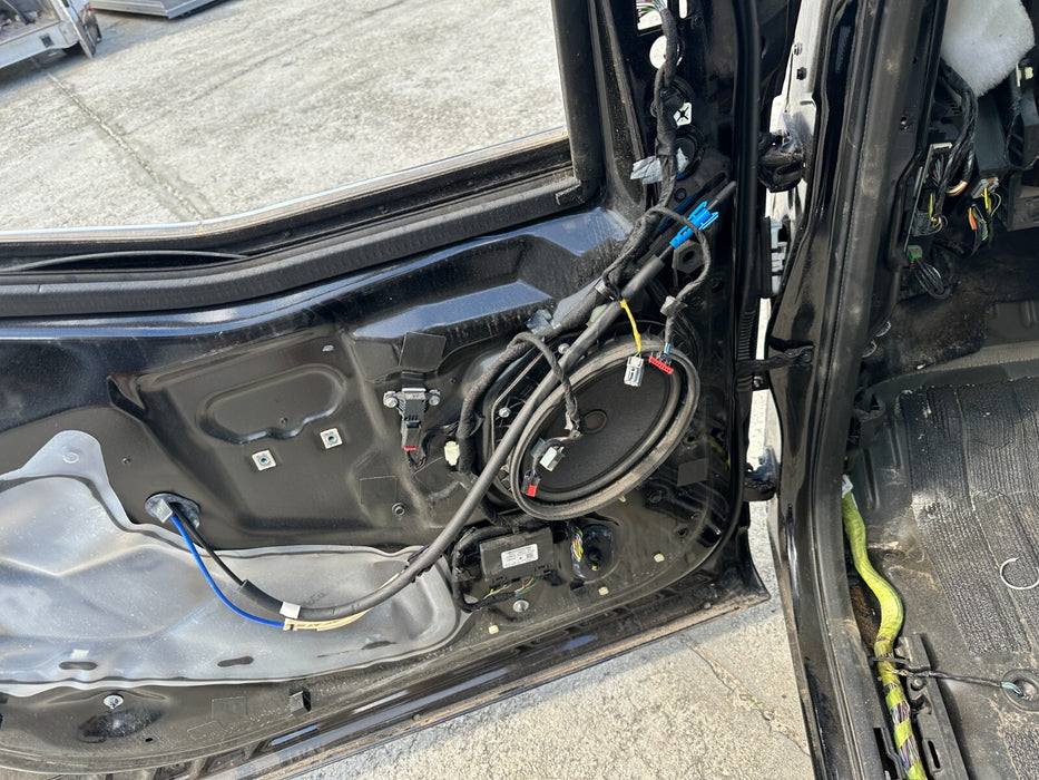 2023 2024 FORD F250 F350 F450 FRONT LEFT AGATE BLACK DOOR SHELL ASSEMBLY OEM