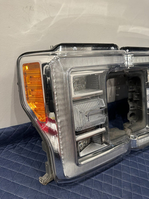 2017 2018 2019 FORD F250 F350 F450 LED HEADLIGHT PAIR LEFT RIGHT COMPLETE OEM