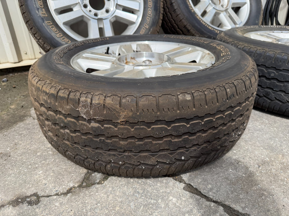 FORD F150 18X7.5 WHEELS RIMS 265/60R18 BFGOODRICH TIRES OEM