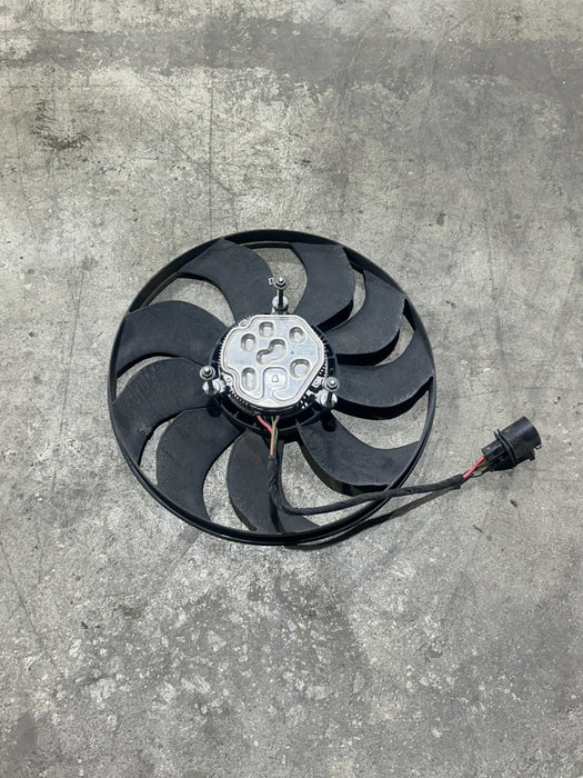 2014 PORSCHE 911 TURBO S RADIATOR CONDENSOR COOLING FAN ASSEMBLY OEM 991.624.037