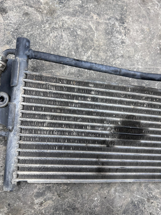 2017 NISSAN TITAN XD AC RADIATOR CONDENSER OEM *BENT BAR 3,10*