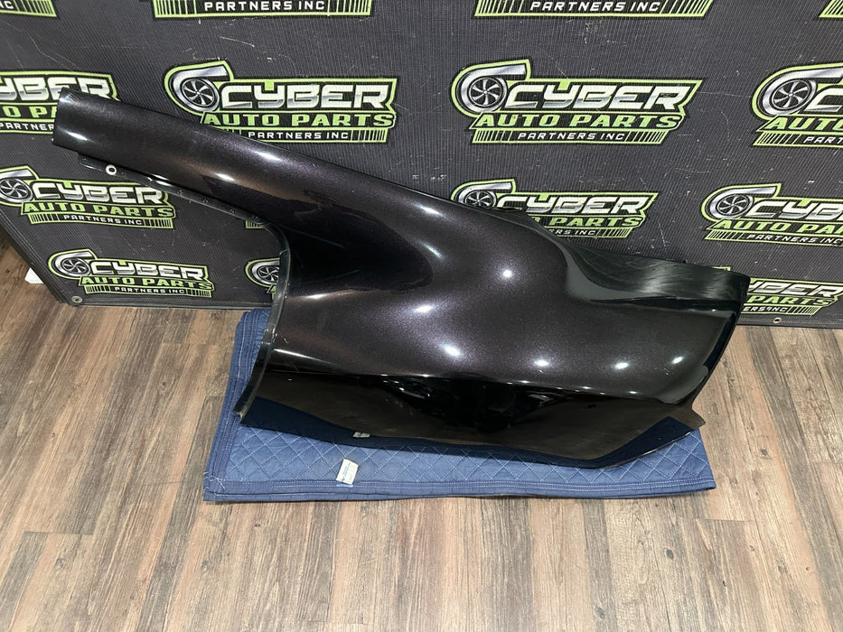 2014 AUDI R8 REAR LEFT DRIVER SIDE REAR QUARTER PANEL BLACK PANTER CRYSTAL OEM