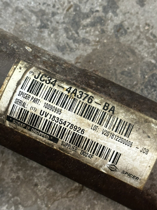 2019 FORD F250 F350 SUPER DUTY 4X4 FRONT DRIVE SHAFT OEM JC34-4A376-BA