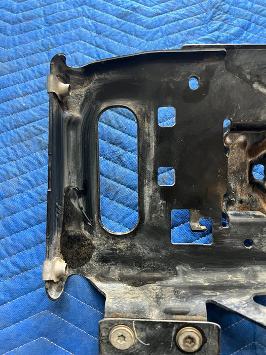 2016 NISSAN TITAN XD INNER FRONT LEFT DRIVER BUMPER BRACKET W/ FOGLIGHT OEM