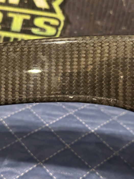 2014 AUDI R8 DASH DASHBOARD CARBON FIBER COVER FRAME 423 857 171 A OEM ~SCUFFS~