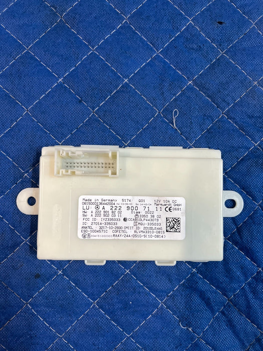 2015 MERCEDES-BENZ C63S AMG OEM KEYLESS MULTIFUNCTION CONTROL MODULE 2229007111