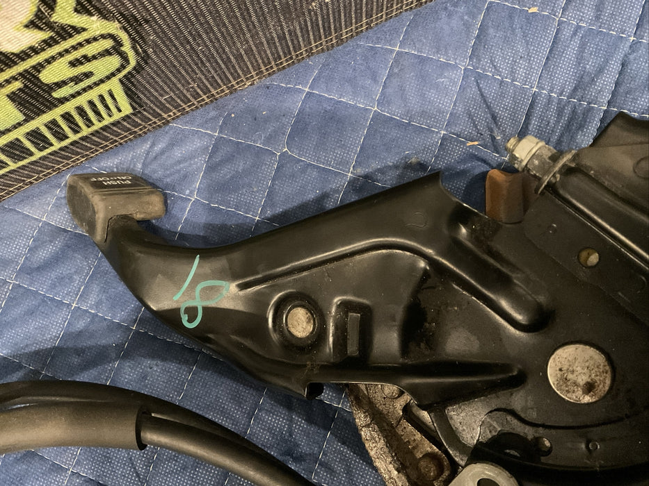 2014 TOYOTA PRIUS V EMERGENCY PARKING BRAKE CONTROL HANDLE LEVER W/ CABLE OEM