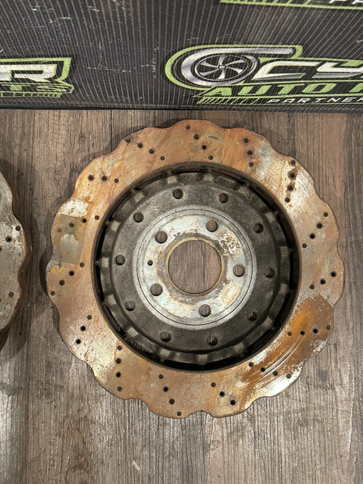 2014-15 AUDI R8 FRONT REAR LEFT RIGHT ROTORS SET OEM *READ!*