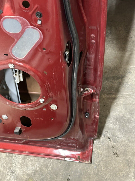 2017-2022 FORD F250 F350 REAR LEFT DRIVE DOOR TWO-TONE RUBY RED, CARIBOU (RR,H5)