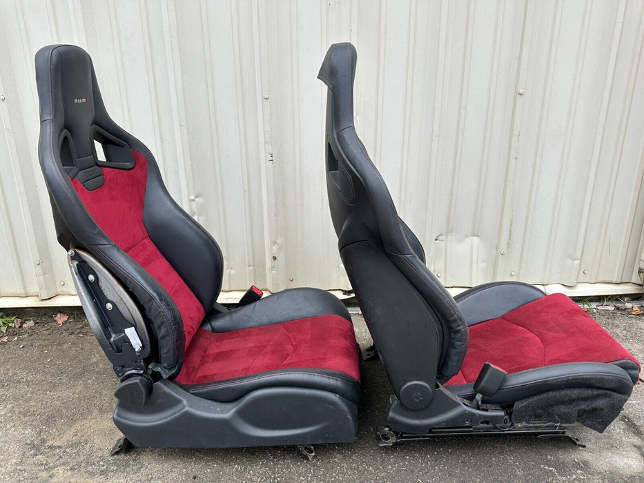 2017 NISSAN 370Z NISMO RECARO SEATS DRIVER PASSENGER OEM 2009-2020