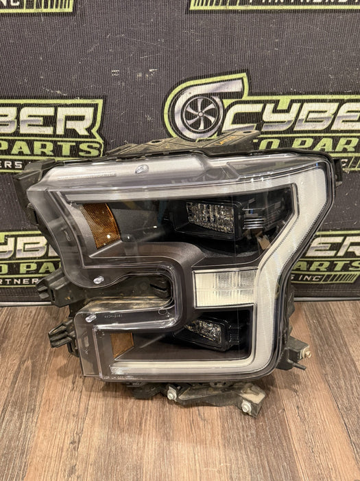 2019 FORD F150 RAPTOR DRIVER LEFT LED HEADLIGHT OEM