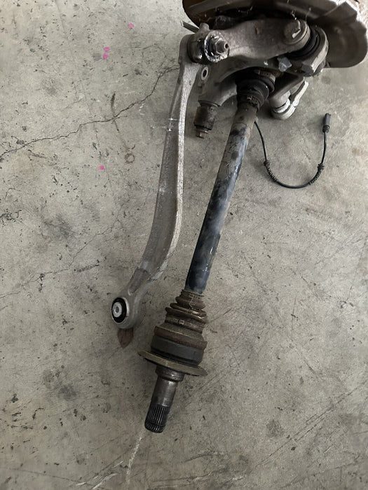 2011 BMW 550i F10 XDRIVE REAR RIGHT PASSENGER SPINDLE KNUCKLE AXLE SHAFT OEM