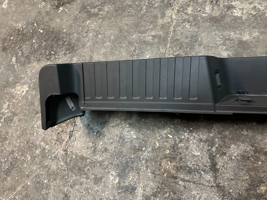 2017 FORD F250 AGATE BLACK REAR BUMPER W/ SENSOR HARNESS OEM ~COSMETIC FLAW~