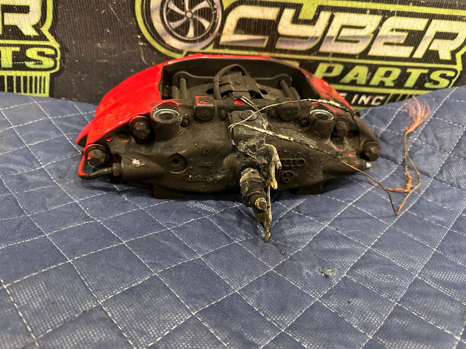 2021 AUDI R8 REAR LEFT RED CARBON CERAMIC BRAKE CALIPER OEM ~READ!!~