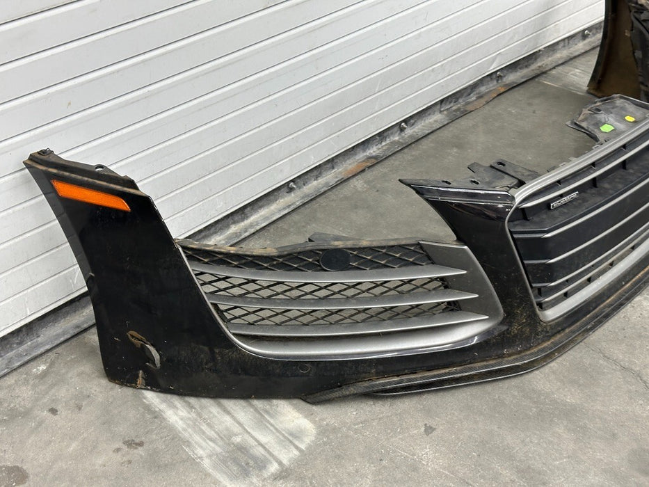 2014 2015 AUDI R8 PLUS FRONT BUMPER COMPLETE ASSEMBLY OEM GENUINE BLACK