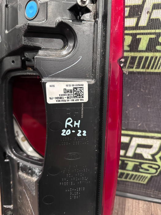 2020-22 FORD F250 F350 F450 PASSENGER RIGHT LED TAIL LIGHT OEM