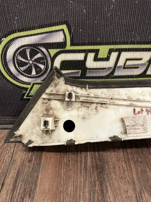 2021 AUDI R8 REAR PASSENGER RIGHT ALCANTARA C PILLAR TRIM OEM *WEAR/READ*