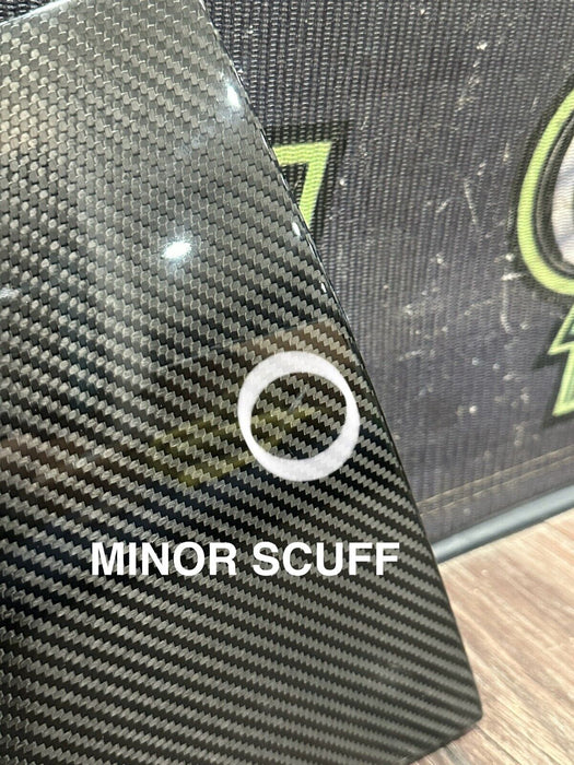 2021 AUDI R8 UPPER PASSENGER RIGHT CARBON FIBER TRIM OEM *MINOR FLAWS/READ*