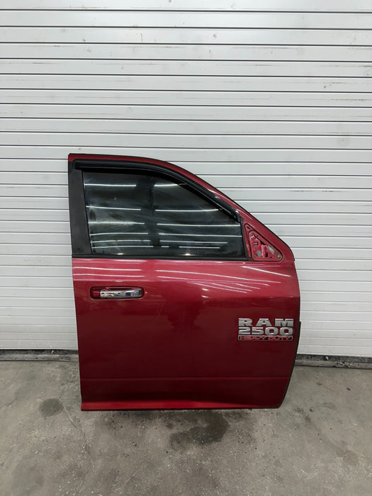 2015 DODGE RAM 2500 FRONT RIGHT RED DOOR SHELL OEM (PRP)