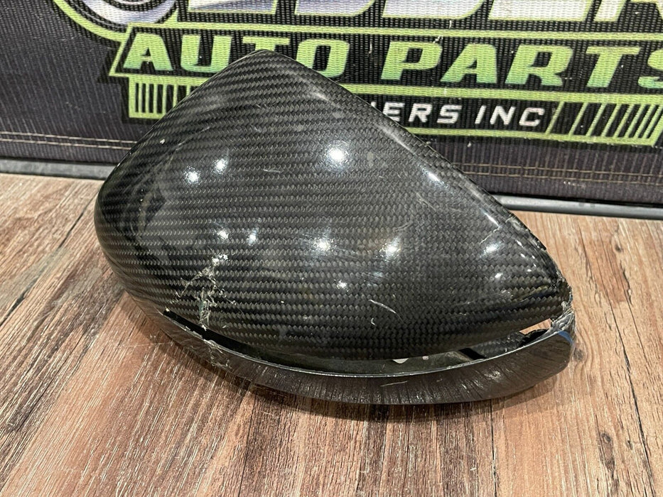 2012 AUDI R8 V8 LEFT CARBON FIBER MIRROR HOUSING COVER OEM 420 857 501 *READ!!!*