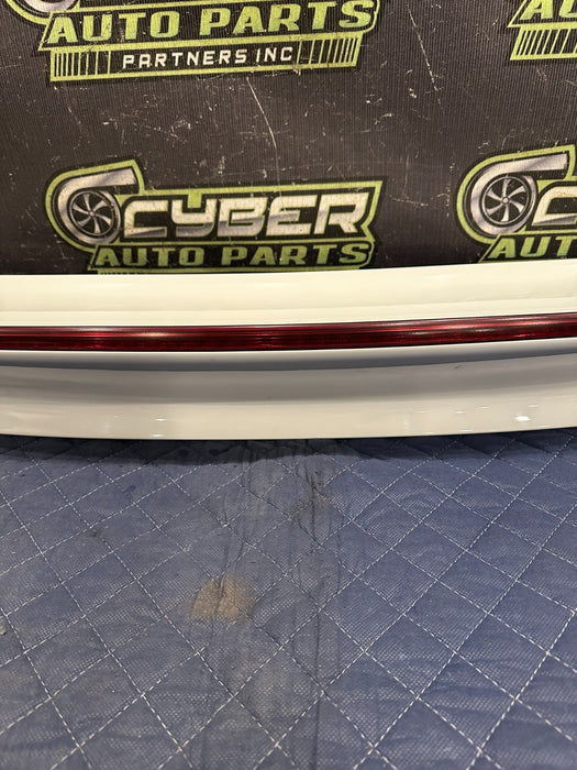 2014 PORSCHE 911 TURBO S 991 REAR ACTIVE SPOILER WING BASE W 3RD BRAKE LIGHT OEM