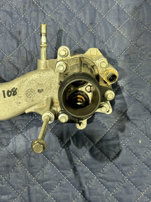 2020 FORD F250 F350 SUPERDUTY 6.7L COOLANT WATER THERMOSTAT MANIFOLD OEM 55K