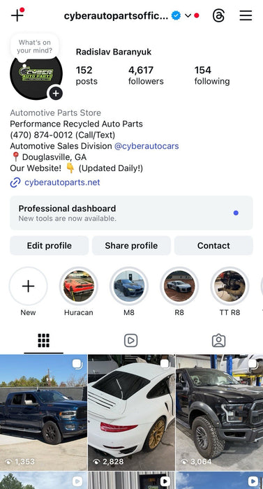 2017-2019 FORD F250 F350 REAR LEFT RIGHT SUSPENSION RADIUS ARMS OEM 107K