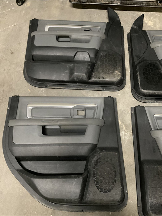 2017 RAM 3500 SLT MEGA CAB  FRONT REAR CLOTH SEATS & DOOR PANEL~COSMETIC DAMAGE~