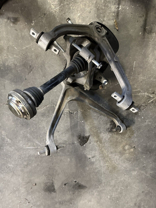 2017 AUDI R8 5.2L V10 REAR RIGHT KNUCKLE CONTROL ARM W/ AXLE ASSEMBLY 2018 OEM