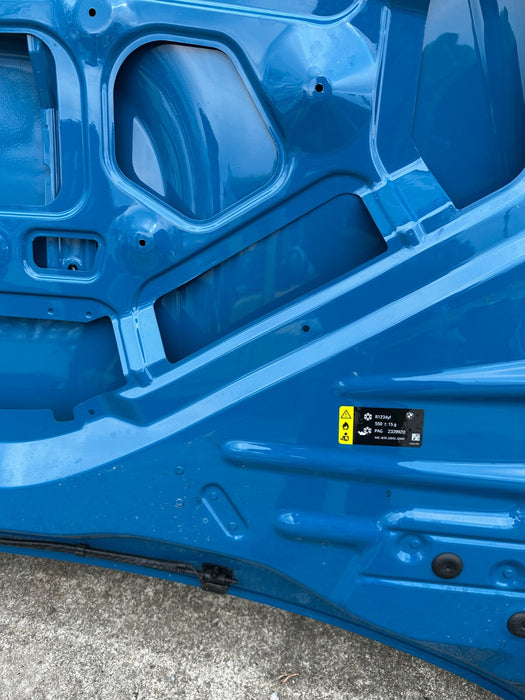 2015-2020 BMW M4 F82 FRONT HOOD LAGUNA SECA BLUE (448) ~MINOR DENT/FADE/SCRATCH~