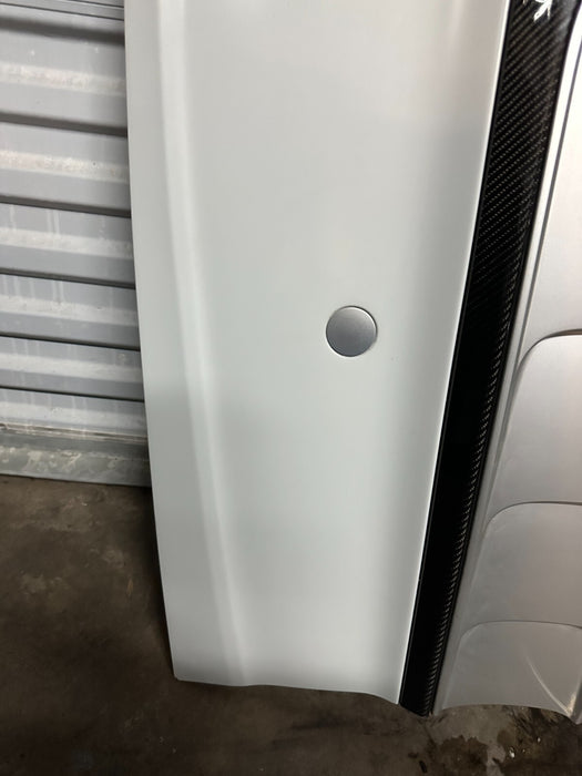 2017 2018 AUDI R8 SPYDER PLUS CONVERTIBLE SOFT TOP ENGINE LID CARBON FIBER OEM