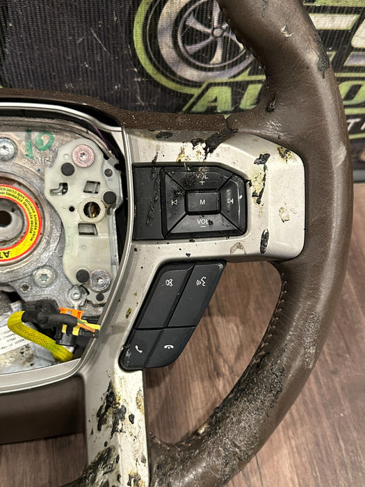 2017-2019 FORD F250 F350 F450 KR STEERING WHEEL W ADAPTIVE CRUISE OEM *3,10-12*