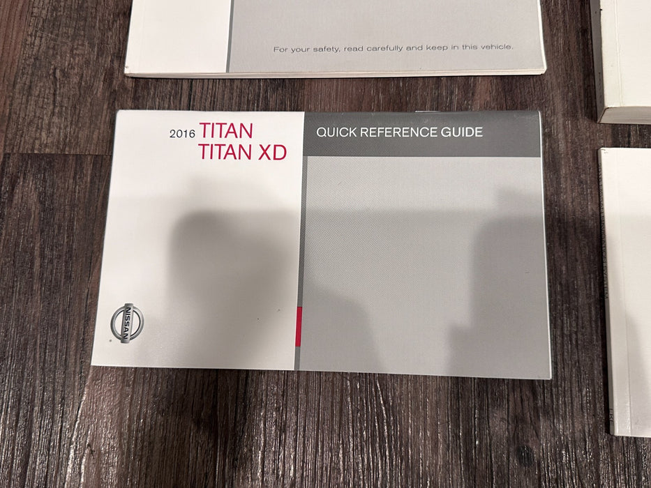 2017 NISSAN TITAN XD RESERVE OWNERS MANUAL BOOK OEM