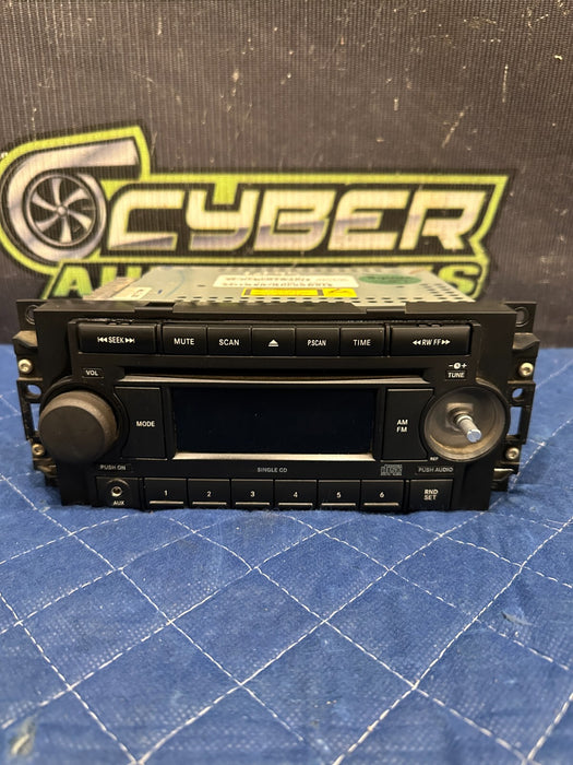 2006-2008 DODGE RAM 3500 RADIO CD PLAYER TUNER RECEIVER P 05064173AI