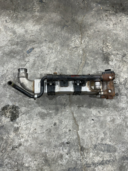 2017 NISSAN TITAN XD CUMMINS 5.0 EGR COOLER W VALVE ASSEMBLY OEM