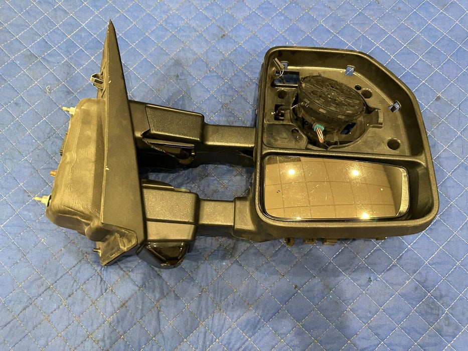 2017-2022 FORD F250 F350 F450 PASSENGER RIGHT TOW MIRROR BLISS OEM ~FIRE DAMAGE~