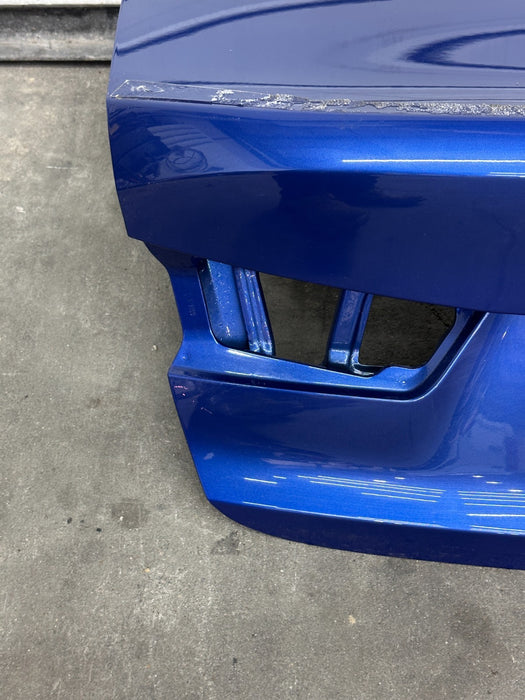 2024 BMW M3 M4 G80 G82 TRUNK LID BLUE OEM *MINOR PAINT CHIP/RESIDUE 12-13*