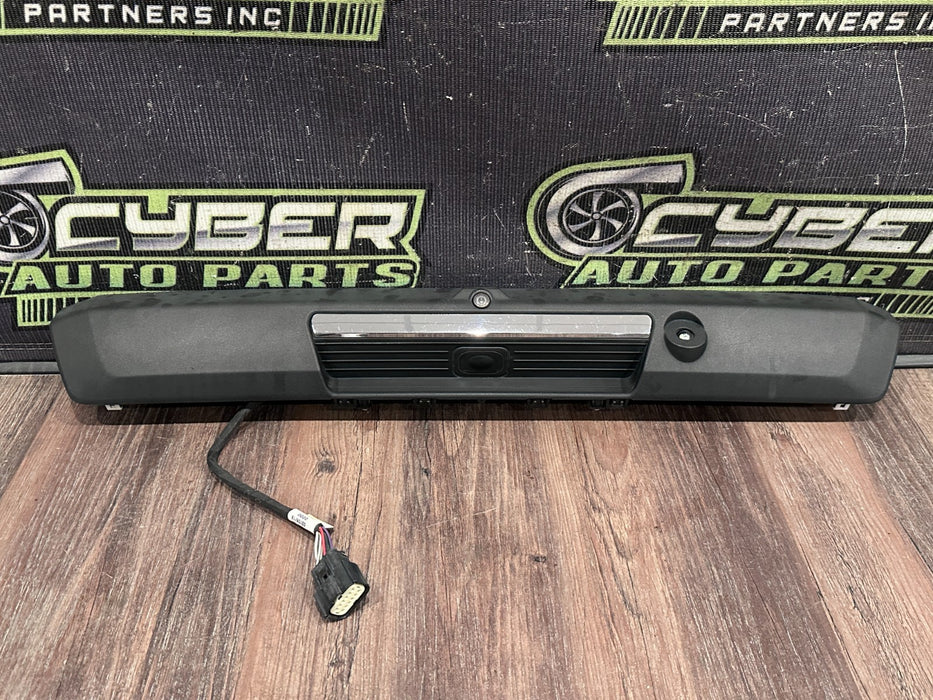2017-2019 FORD F250 F350 F450 TAILGATE HANDLE OPENER W CAMERA OEM *STAIN 3-4*