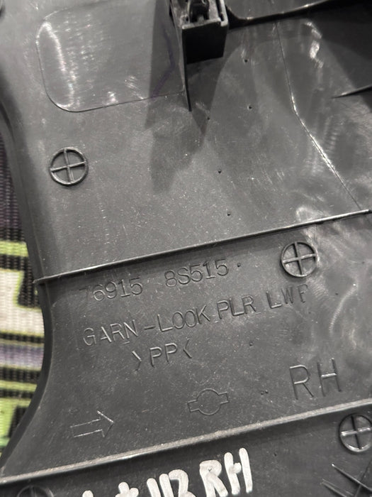 2017 NISSAN TITAN XD RESERVE REAR RIGHT LOWER C PILLAR TRIM OEM 76915 8S515