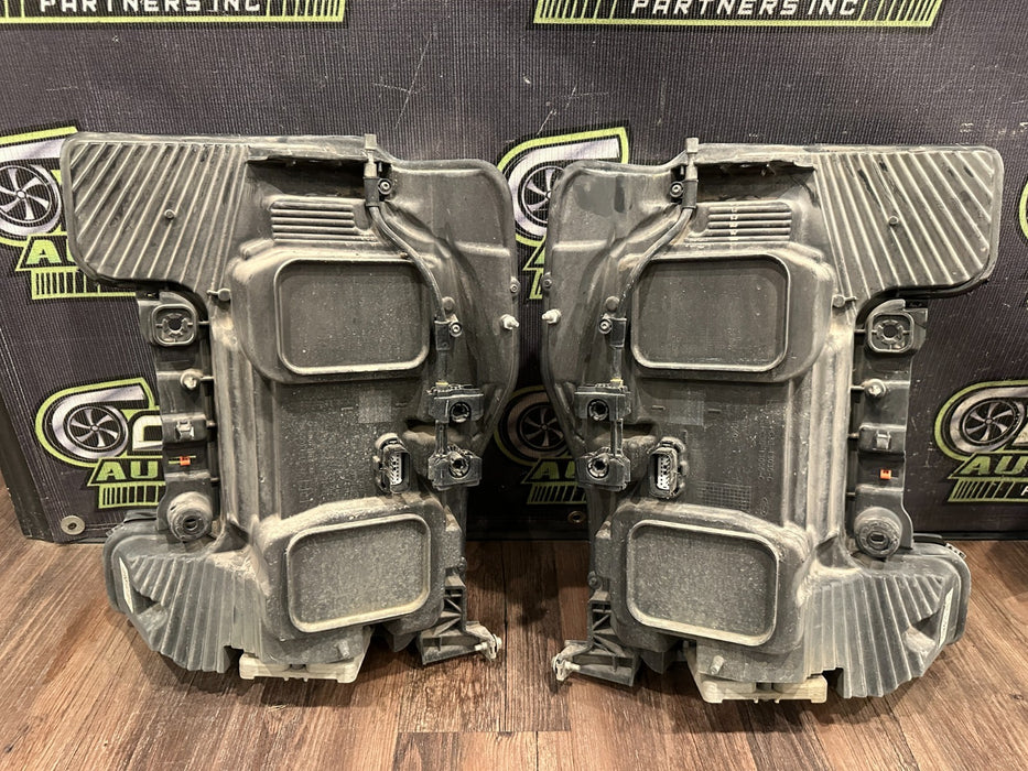2017-2019 FORD F250 F350 F450 LEFT RIGHT LED HEADLIGHT PAIR OEM *YELLOWING