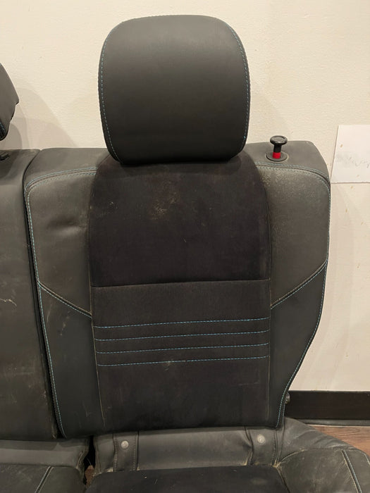 2016 SUBARU WRX STI REAR SEATS SERIES.HyperBlue *DIRTY* 2015-2020 BLUE STITCHING