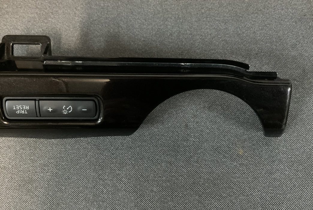 2016-2019 NISSAN TITAN XD INTER BLACK DASH TRIP / LIGHT DIMMER BUTTON TRIM
