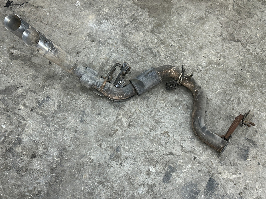 2021 FORD F350 SRW DIESEL 6.7L FACTORY EXHAUST MUFFLER TAIL PIPE OEM ~WEAR~